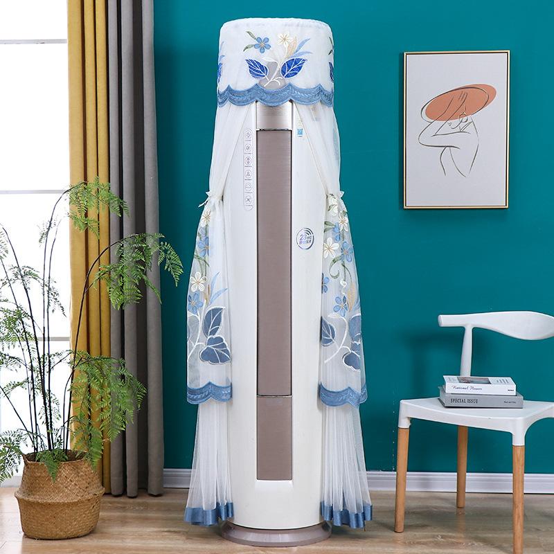 Product Introduction of New Model No-Remove Air Conditioner Cover for Cylinder Vertical Cabinet Machine, Round Living Room Air Conditioner Dust Cover for Gree Midea 20