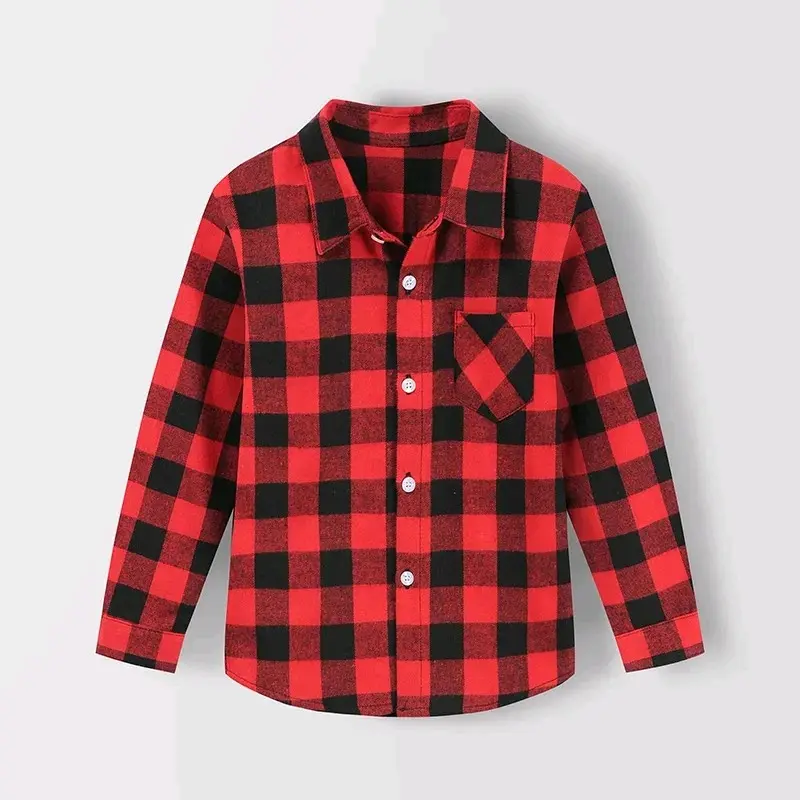 Kemeja anak cewek umur 12 13 14 15 16 tahun lengan panjang V-Neck Baju Pakaian Fashion 2