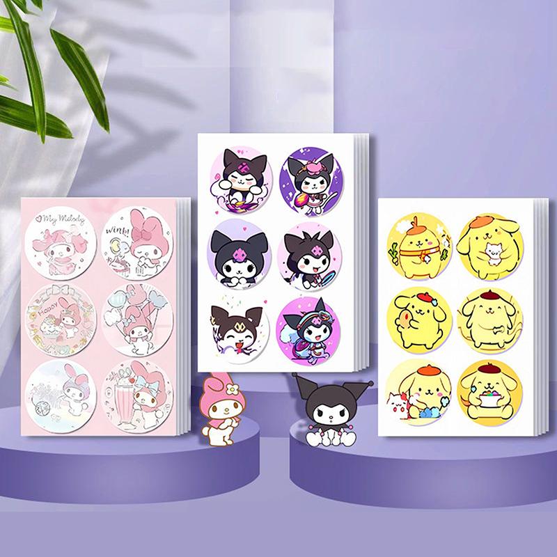 36Pcs Sanrio Kuromi Cinnamoroll My Melody Anti-Mosquito Stickers Screen Patch Stickers Anti Mosquito Clothing Hat Decoration 5
