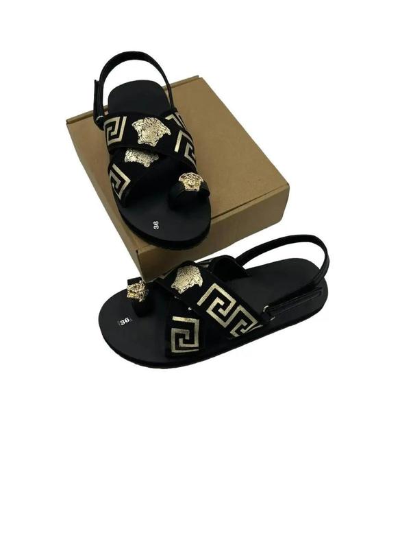  Dép xăng đan xỏ ngón quai chéo hậu dán đế bằng size từ 34 nữ đến 45 nam DéP Shoes Nhung Jean 