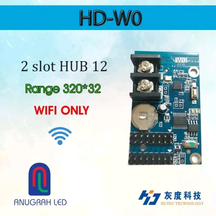 Controller Huidu HD-W0 Wifi Running Text LED P10 Not HD-W00 0