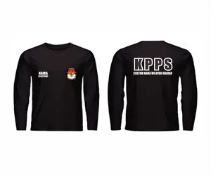 KAOS KPPS CUSTOM NAMA TPS DAN NAMA ANGGOTA LENGAN PANJANG