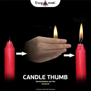 Candle flame to thumb - alat sulap memindahkan api ke jari