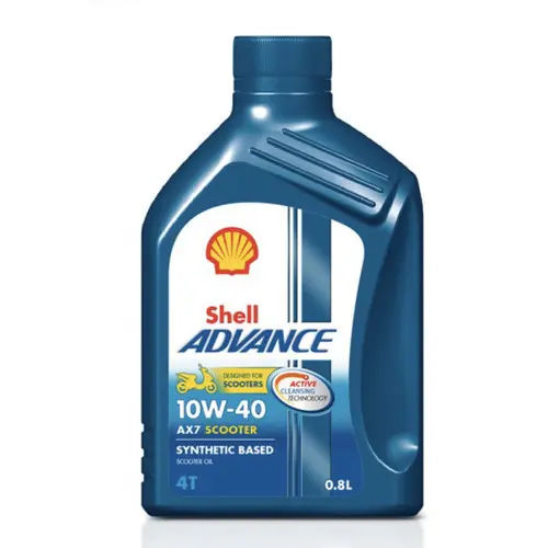 Oli Shell Advance 4T AX7 Matic 10W-40 800ml 1L 0,8L 1000ml