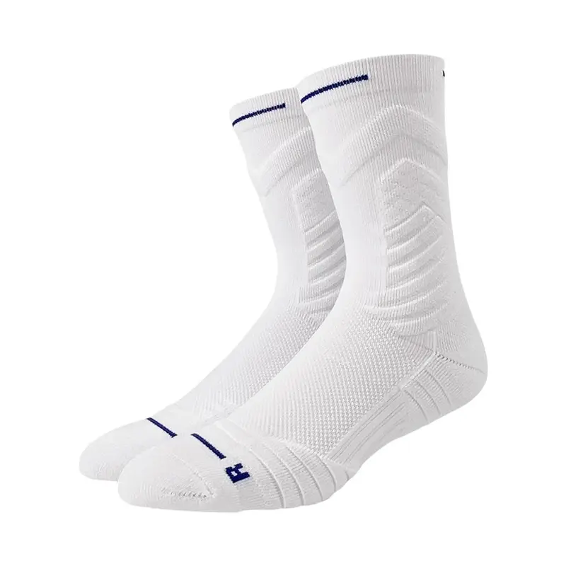 Vớ Thoáng Khí Cotton Chống Trượt, Dành Cho Nam, Thích Hợp Cho Các Môn Thể Thao Ngoài Trời Như Chạy, Bóng Rổ Và Bóng Đá, Vớ Thể Thao 6