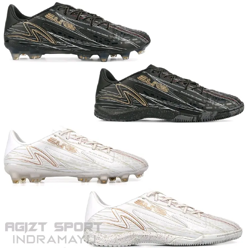 SEPATU FUTSAL DAN SOCCER REACTO BLITZ 2 GARUDA ATTACK23 PRO BLACK/RICH GOLD/WHITE/CHILI PEPPER SKU SPE110100047 0