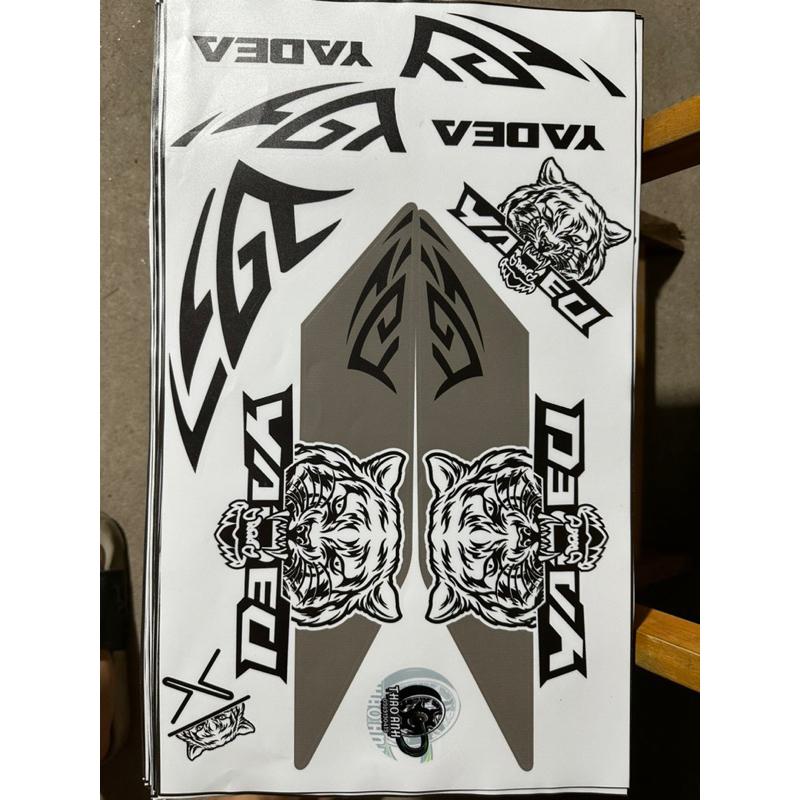  Tem hổ yadea dán xe xmen độ chất liệu xịn 3 lớp 1 năm không bong tróc bay màu Nhãn Dán Decal 