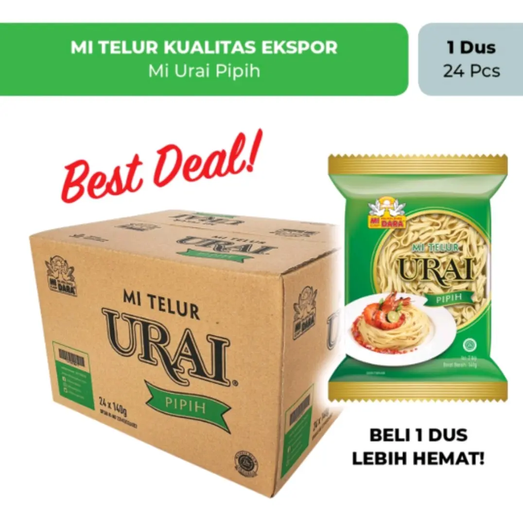 Mie Telur Urai Pipih Burung Dara 24pc