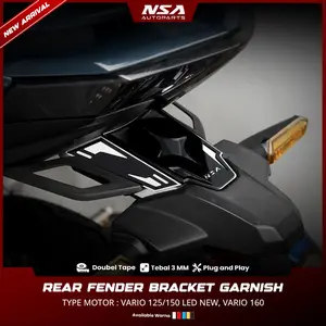 BRACKET GARNISH TYPE FELIX VARIO 125/150/160 AKSSESORIS SPAKBOR BELAKANG NSA AUTOPARTS