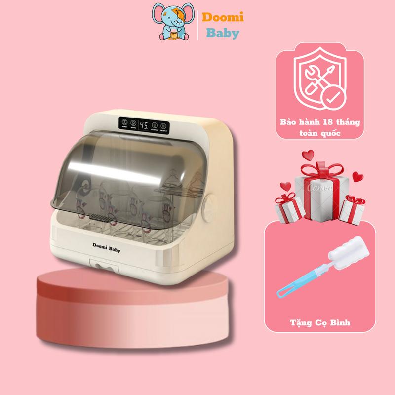 [Bảo Hành 18 Tháng] Máy Úp Bình Tiệt Trùng Sấy Khô Cho Bé Chính Hãng Doomi Baby - DO007