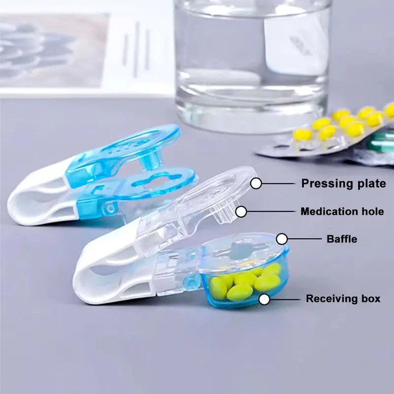 Baby Medicine Dispenser, Medicine Dispenser, Durable Medicine Storage Box, Easy to Open and Close 3