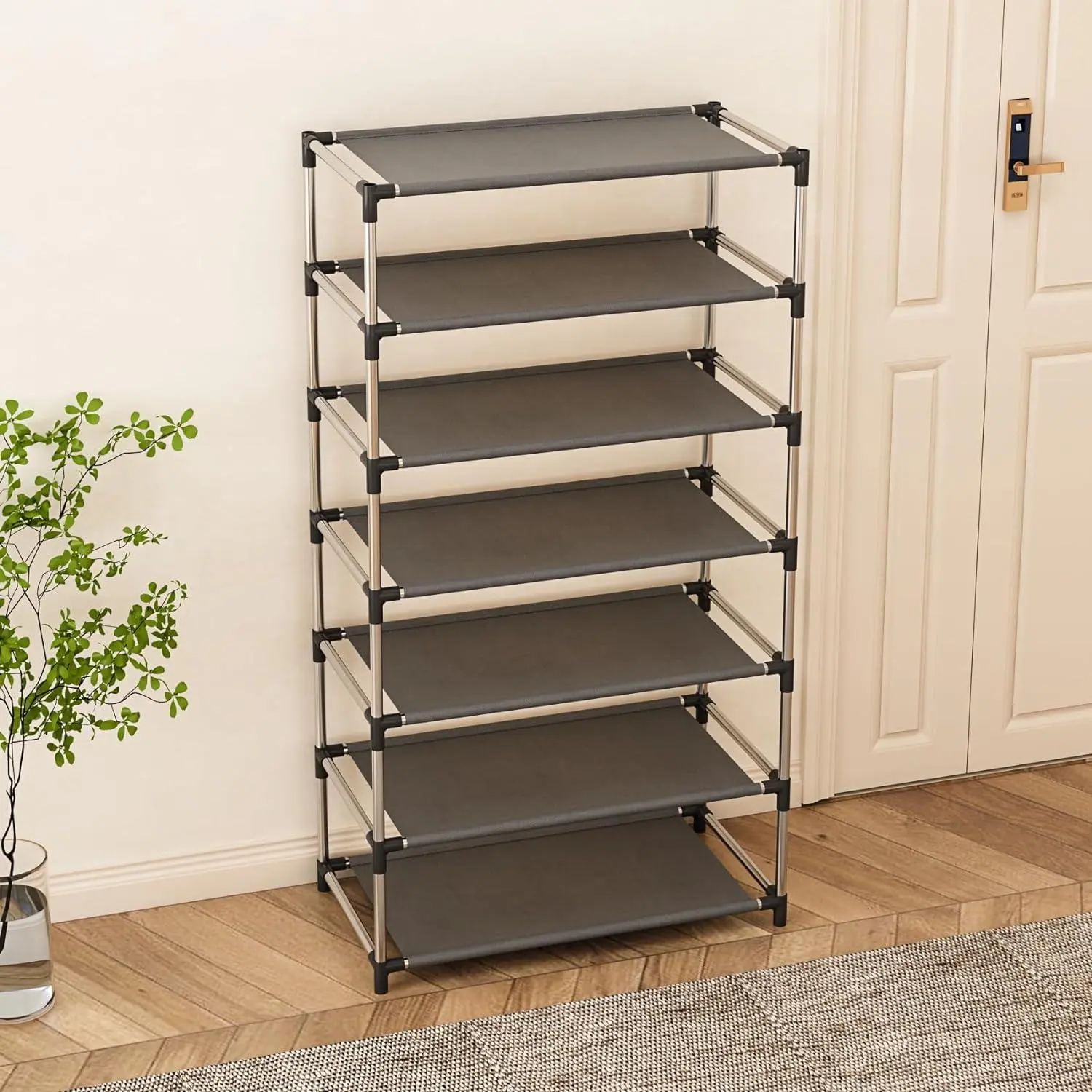 Multi-layer Shoe Rack, 1 Count Space Saving Shoe Storage Rack, Durable Home Shoe Display Rack, Home Organizer for Living Room Bedroom