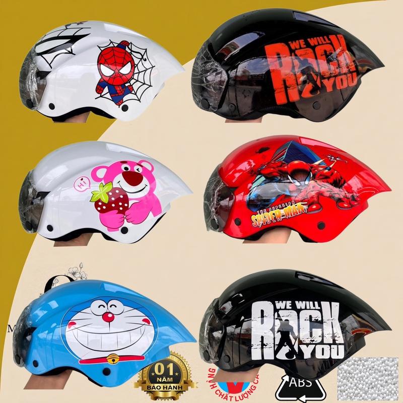 Nón Bảo Hiểm Thể Thao Cho Bé Từ 6 Đến 14 Tuổi Kiểu Dáng Nhỏ Gọn & Độc Đáo Nhiều Màu Tem Khác Nhau Phù Hợp Cho Bé Gái Và Bé Trai Phụ Kiện Sports Chất Liệu Cao Cấp Mềm Mại Thoáng Khí Tặng Kèm Móc Khóa Siêu Cute
