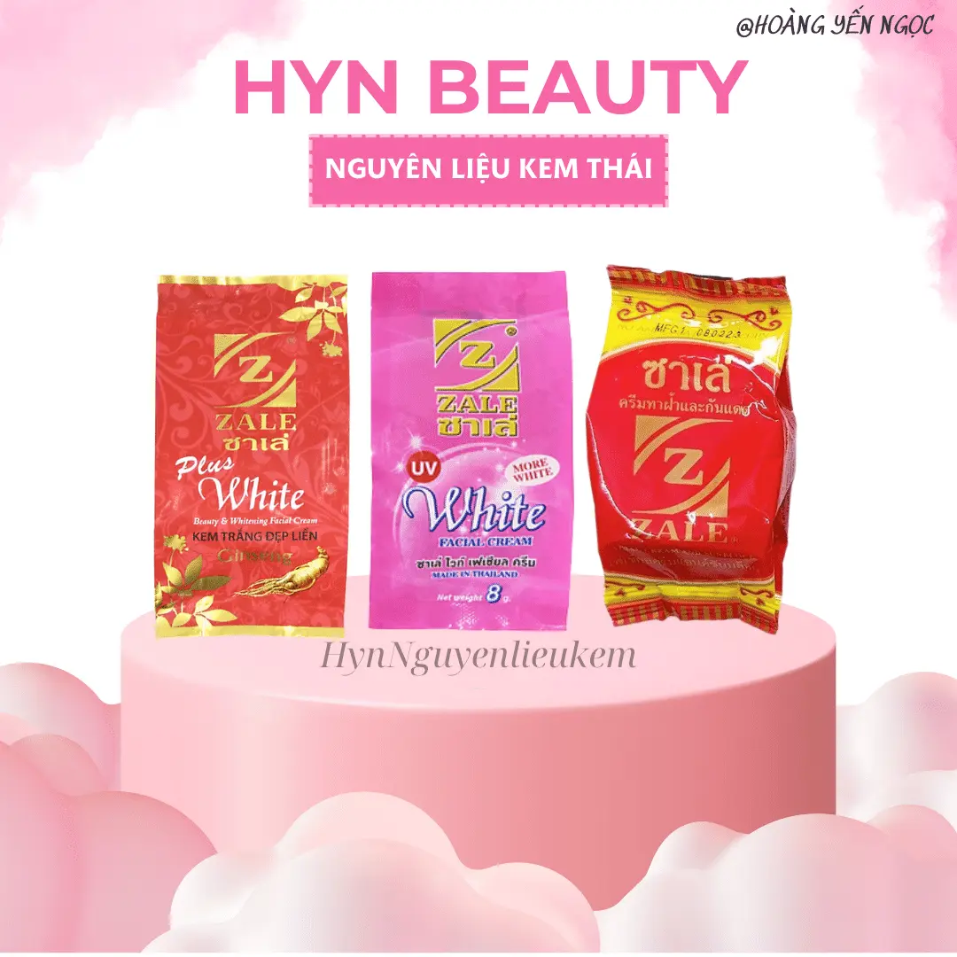 Kem zale hồng, zale đỏ, zale vàng THÁI
