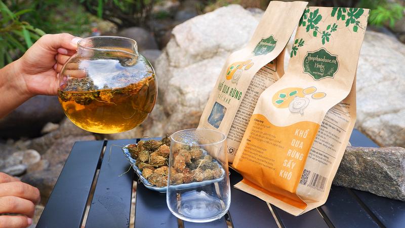 Product Introduction of Trà khổ qua rừng sấy khô Shop Thảo Dược - Khổ qua rừng dùng làm trà Tea uống. Hương vị tự nhiên thanh mát từ trái khổ qua rừng 1