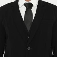 Gambar Code Male Paket Jas 3in1 Dapat 3 Produk Jas Celana Rompi Pria Hitam Slim Fit - jas+celana+rompi, L+32+L dari Code Male Kota Administrasi Jakarta Timur 5 Tokopedia