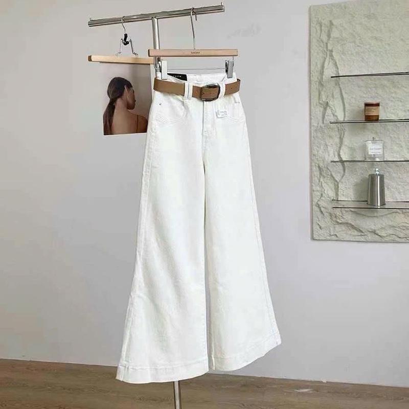 KGi GuangZhou jean suông (Quảng Châu) basic lai to túi kiểu kèm thắt lưng - 89518 - J753/J754 2