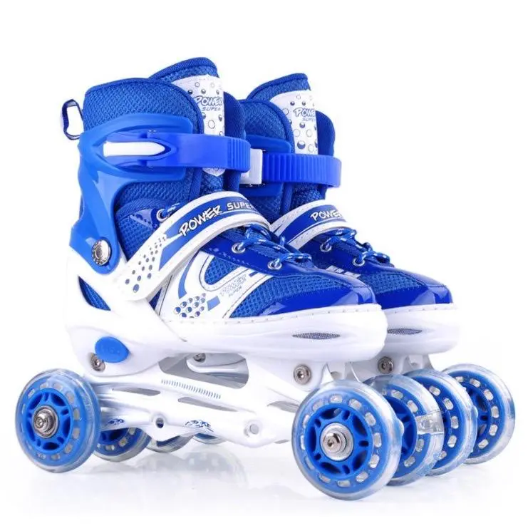 KIX PROMO Sepatu Roda Anak Inline Skate POWER / Sepatu Roda Model Bajaj Free Baut dan Kunci L / Inline Shoes Murah / Inline Skate Fullset ban kaki Outdoor 7