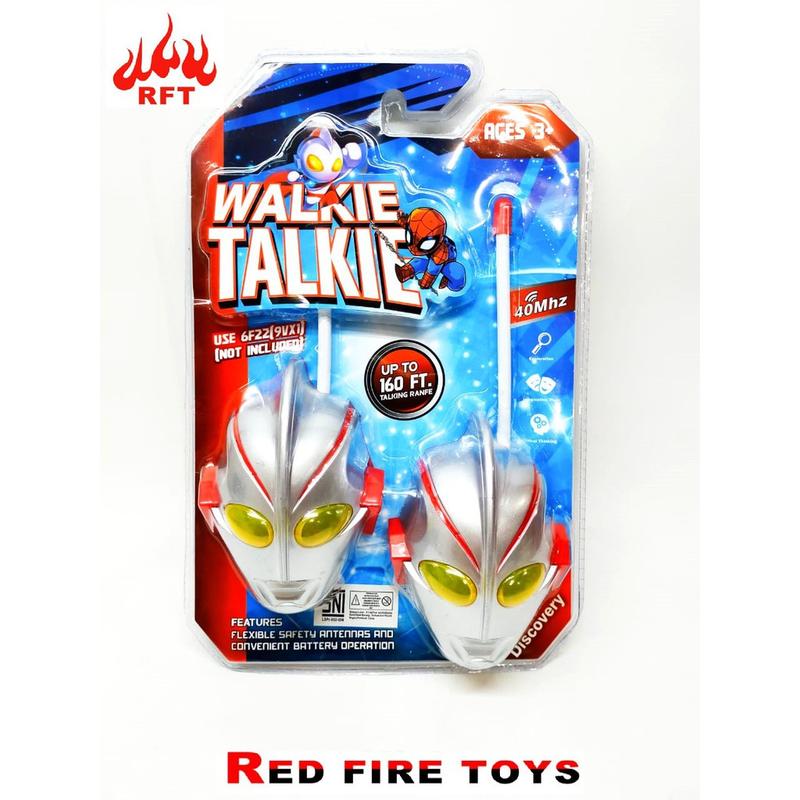 Mainan Anak Spiderman Ultraman Walkie Talkie isi 2 Pcs 1