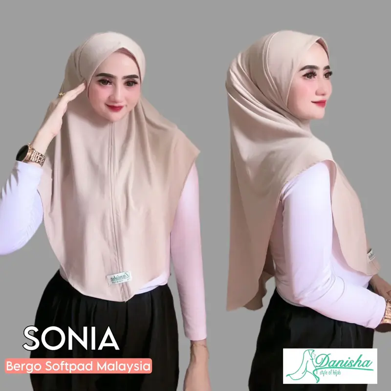 SONIA Kerudung Softpad Malaysia 5