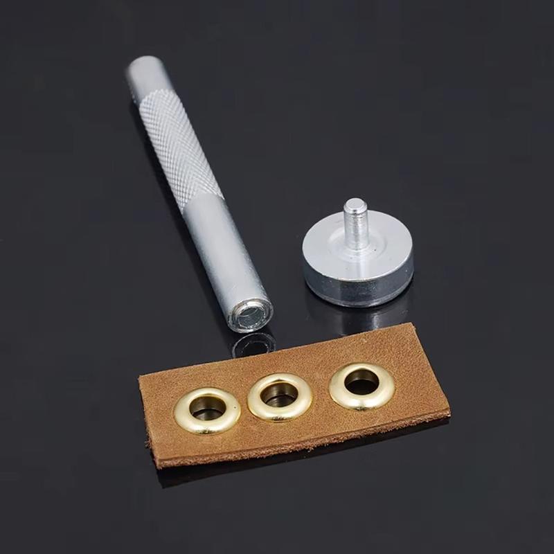 Product Introduction of Công cụ lắp mắt kính Thủ Công bền, 1 cái, Phụ kiện tự làm, Khuôn mắt kính kim loại và da, Khuôn thép carbon, Dụng cụ lắp Grommet 3-20mm 21