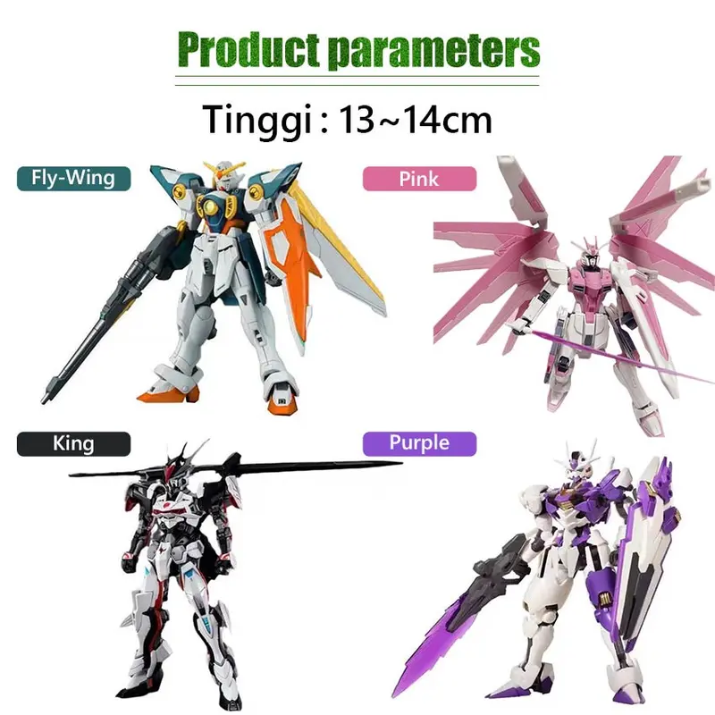Hg 1/144 Mainan Kit Model Asli Wing / Freedom Wind / King Murah Untuk Hadiah Anak-Anak 1