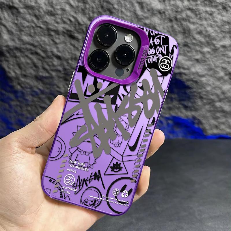 Product Introduction of Ốp Thông Minh, Họa Tiết Tiếng Anh Mặt Cười Graffiti, Thích Hợp Cho IPhone X, XS, XR, Xs Max, 14, 15, 13, 16, 11, 12ProMax, 7, 8plus, SE2020, Ốp Cứng, Bảo Vệ Siêu Chống Sốc 7