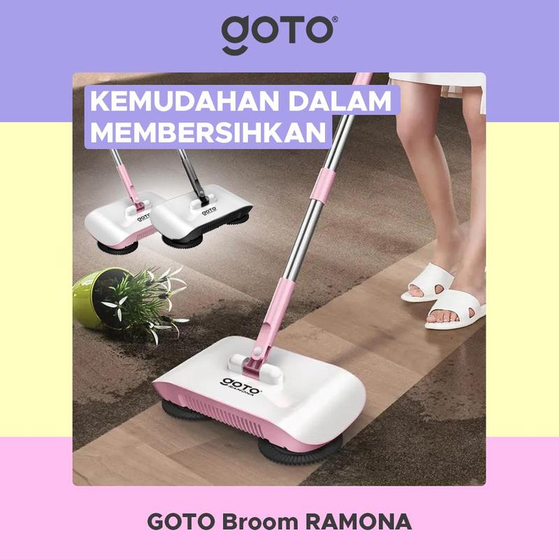 Goto [COD] Ramona Broom Sapu Pel Pembersih Lantai Otomatis Penyedot ...