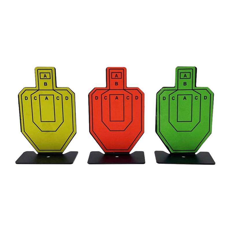 3Pcs Mini Targets Metal Target Wargame Hunting Silhouette Target ...