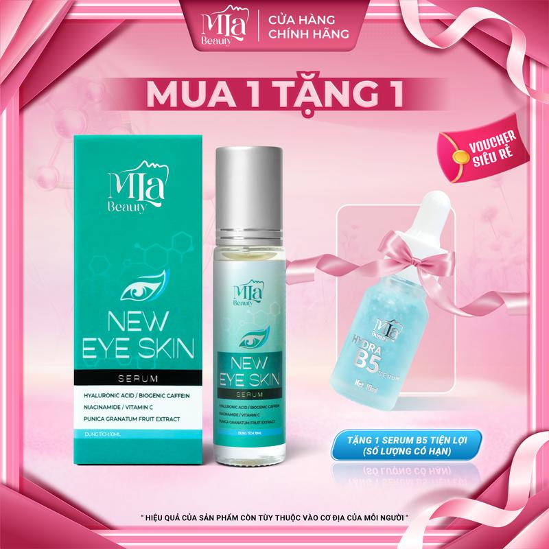 [ Mua 1 Tặng 1 ] DEAL ƯU ĐÃI THÁNG 9 - Thanh Lăn Hỗ Trợ Cải Thiện Mờ Quầng Thâm, Tan Bọng Mắt, Nếp Nhăn New Eye Skin [ MLa Beauty ]