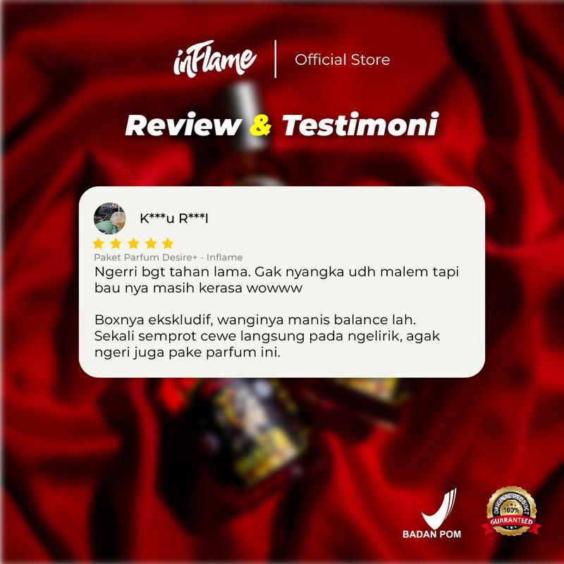 Inflame Parfume - Desire Eau De Parfum - Parfum Pria Viral Cowok Keren Disukai Cewek - 30 ML 5