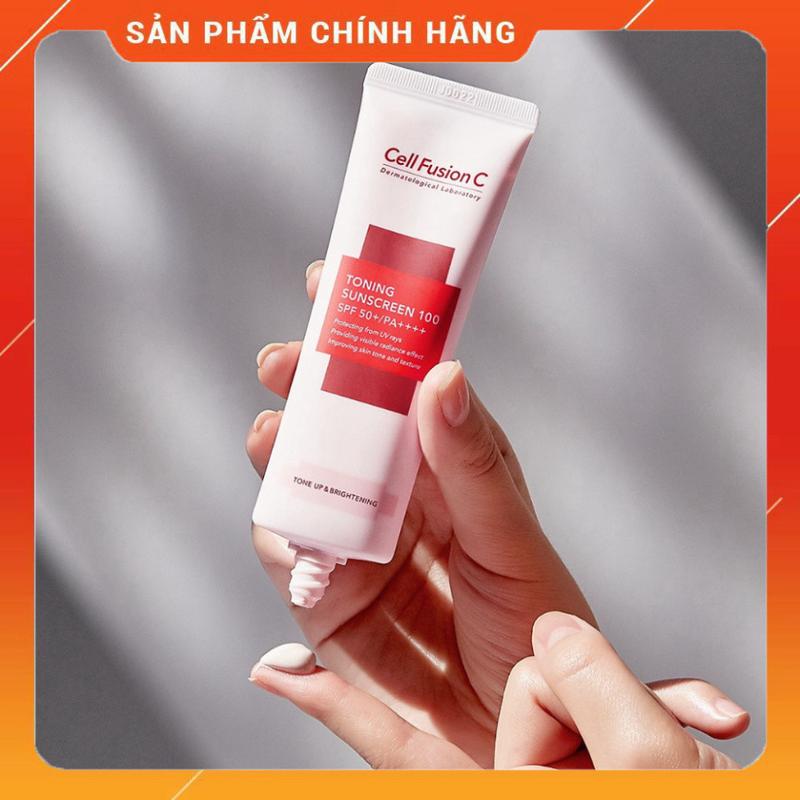 {chính hãng} Kem Chống Nắng nâng tone chống tia UV Cell Fusion C 30ml 6