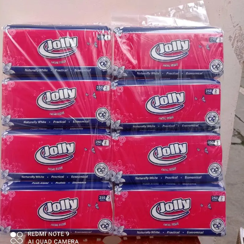 Tisu Jolly 4 PCS TISU Tissue JOLLY 250 SHEET / TISU MURAH LEMBUT !!! Tisu Paseo Tisu Tessa Tisu Nice 1