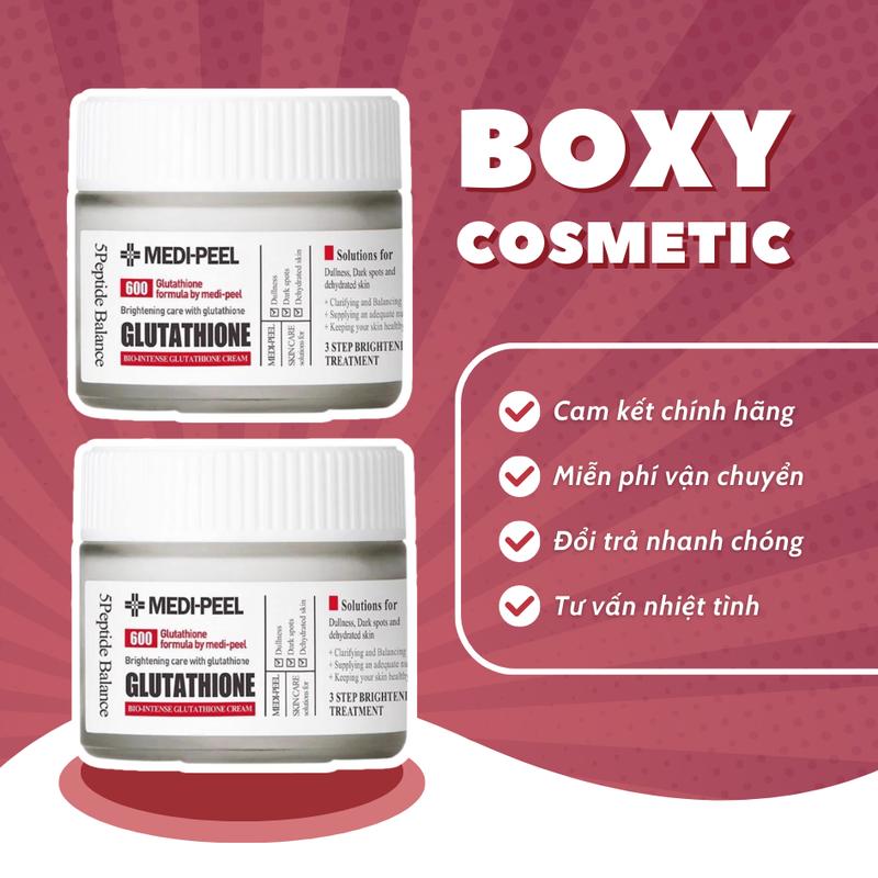 Kem Dưỡng Trắng Medi Peel Glutathione 600 White Cream Skincare Chăm Sóc Da Làm Đẹp Da