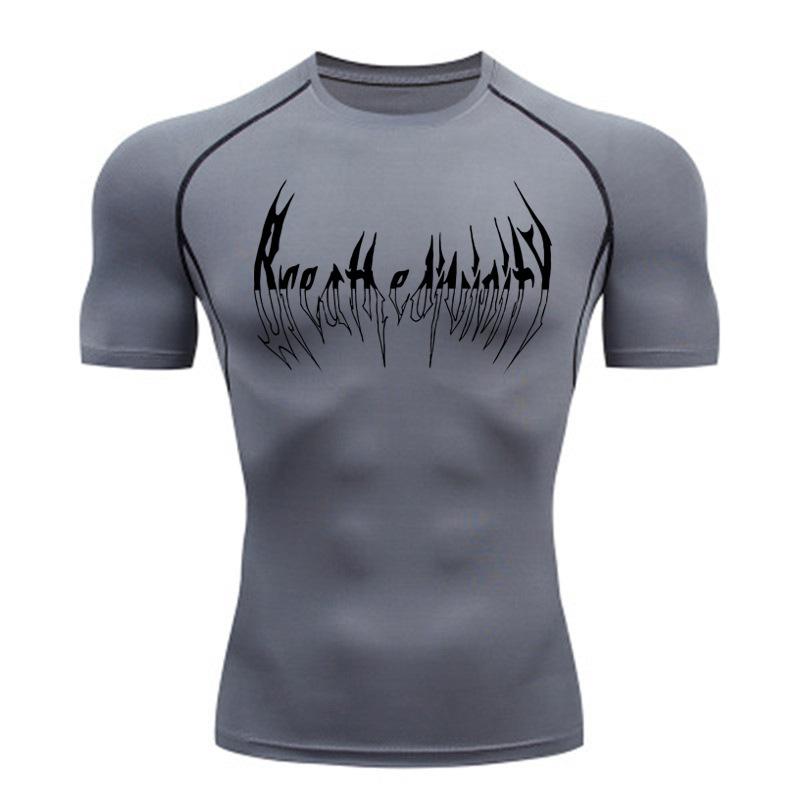 Product Introduction of Quần Áo Nhanh Khô, Áo Thun Thể Thao, Quần Áo Chạy Bộ, Dành Cho Nam Giới, Tập Gym, Thoáng Khí, Wicking, Quần Bó Co Giãn, Hàng Mới Về 12