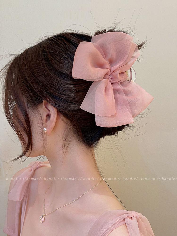 Product Introduction of Kẹp Tóc Nơ Lưới, Tay Cầm Thanh Lịch Và Mới, Cỡ Lớn, Dành Cho Nữ phukien  toc nu Women Hoa 11