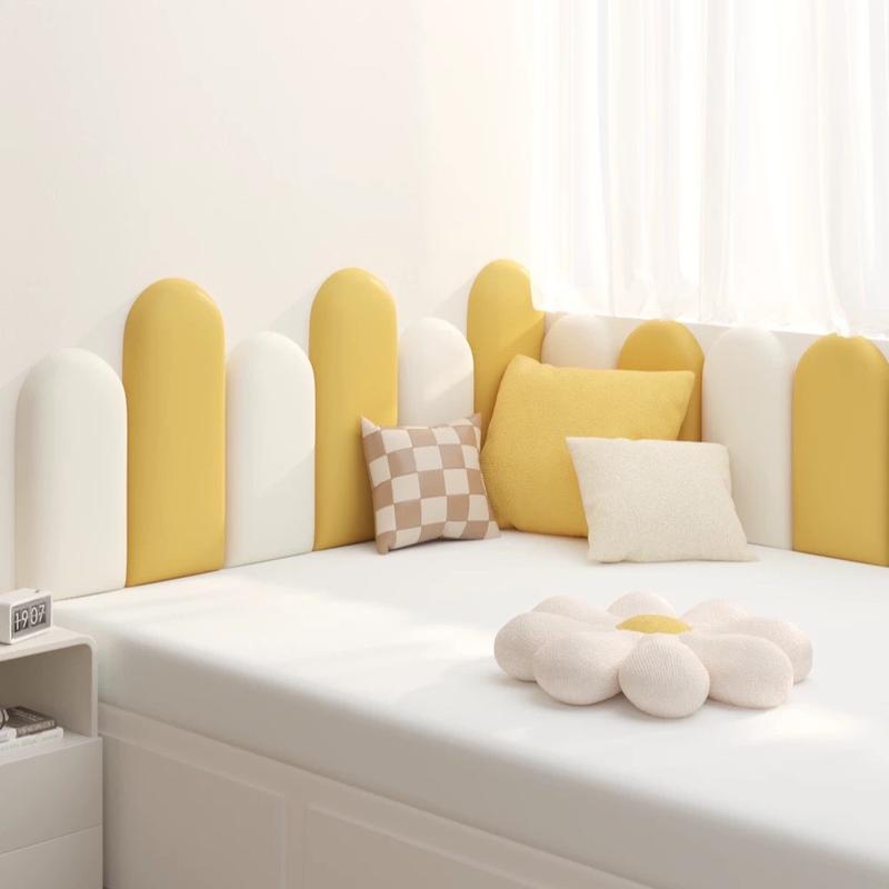 20cm*40 tấm đệm ốp tựa đầu giường bo tròn đầu chống va đập cho bé 2