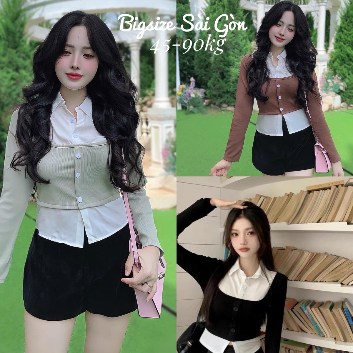 [Sale 49k] Thời Trang Áo Thun Vải Nỉ Tăm  Có Bigsize 50 - 100Kg Dễ Thương Top Nữ Sơ Mi Đen Cổ Tròn Women Shirt - B.1243