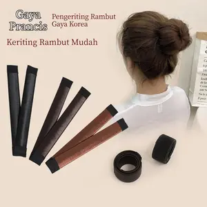 Styling Tool Multifungsi Gaya Prancis Untuk Sanggul Bulat dan Bunga Tutorial Mudah