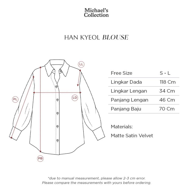 Product Introduction of Michael's Collection - Blouse Han Kyeol Baju Lembut 0