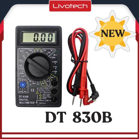 DT830B Multitester Digital + Baterai Avometer Pocket Saku Multi 3