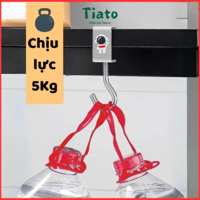 Móc treo balo túi xách, móc treo đồ cạnh bàn có thể xoay điều chỉnh dễ dàng - TIATO STORE Treo Tường 6
