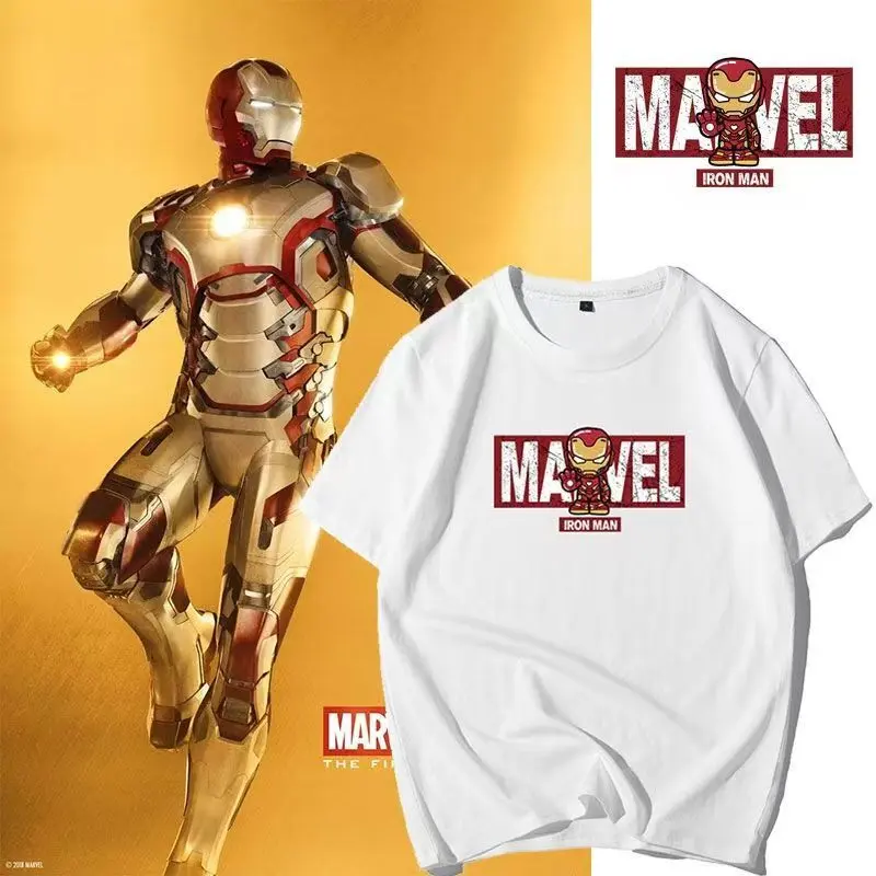 Boys' Short Sleeve Iron Man T-Shirt Collection for Kids 1-12 Years