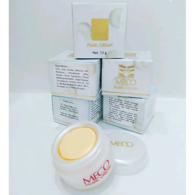 Mecco pearl cream krim wajah