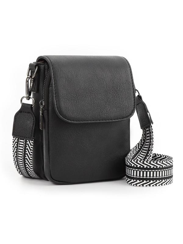 Women's Fashionable Ethnic Pattern Strap Crossbody Bag, Casual Pu Leather Shoulder Bag for Daily Used, Trendy Versatile High-quality Daily Commuting Bag 4