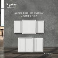 Gambar Pieno Saklar Putih  2G1A-E8232L1F_WE_G3 (5pcs) dari Schneider Electric Indonesia Kab. Bekasi 1 Tokopedia