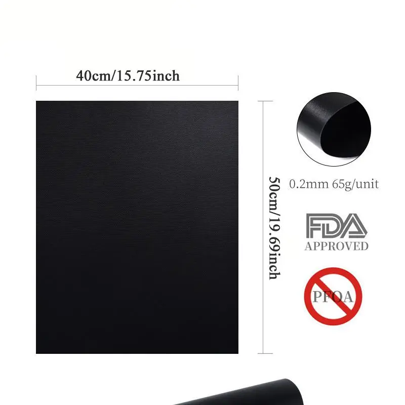 Reusable Non-stick Baking Mat, 8 Counts/set Durable Baking Mat, Baking Sheet Liner, Baking Mat for Oven, Gas Oven, Kitchen Baking Supplies 1
