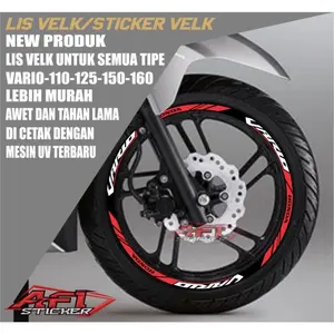 produk baru terlaris lis velk / sticker velk kusus untuk semua tipe vario sudah dapat 1set depan belakang kanan kiri