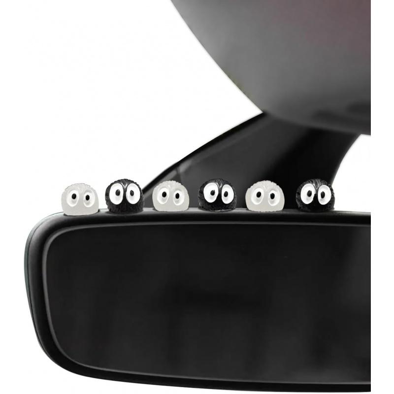 60 counts Cute Soot Sprites Car Rearview Mirror Accessories, Contains ...