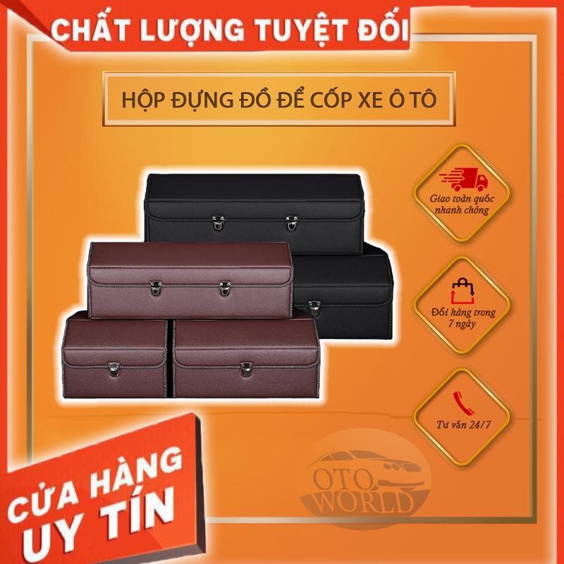 HỘP ĐỰNG ĐỒ ĐỂ CỐP XE Ô TÔ - KIỂU DÁNG CỔ ĐIỂN, DA CAO CẤP, SỨC CHỨA LỚN Phụ…